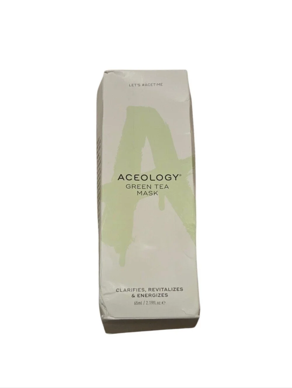 Aceology Green Tea Mask Clarifies Revitalizes Energizes 65ml Full Size